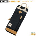 TAMA TSB24BK POWERPAD Designer Collectionタマ スティックバッグ ブラック パワーパッド デザイナーズコレクションStick Bag Black【Stage-Rakuten Drum Accessory】