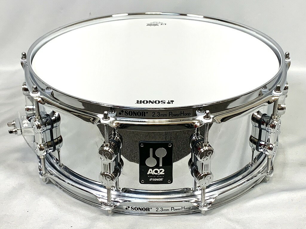 SONOR AQ2-1455SDS AQ2 Series Steel Snare Drum 14" x 5.5" ソナー スネアドラム スティール【Stage-Rakuten Drum SET】