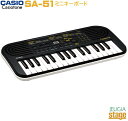 CASIO SA-51 Casiotone カシオ ミニキーボード 32ミニ鍵盤 ブラック×ライトグレー カシオトーン【Stage-Rakuten Keyboa...