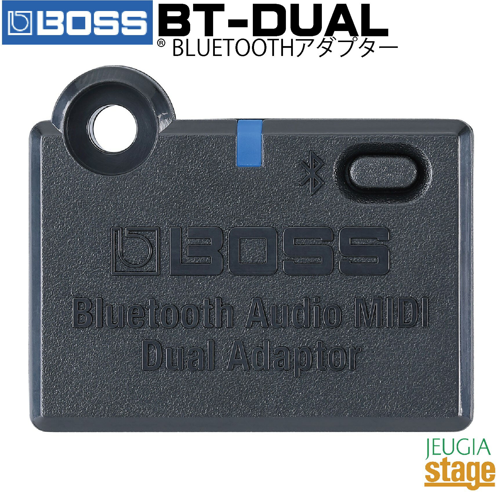 BOSS BT-DUAL Bluetooth® Audio MIDI Dual Adaptorボス ブルートゥース アダプター【Stage-Rakuten Guitar Accessory】for Roland エフェクター アンプ V-Drum音源 等