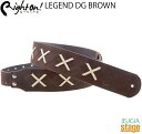 Right On! STRAPS LEGEND DG BROWNライトオン ストラップ レジェンドDG ブラウン【Stage-Rakuten Guitar Accessory】