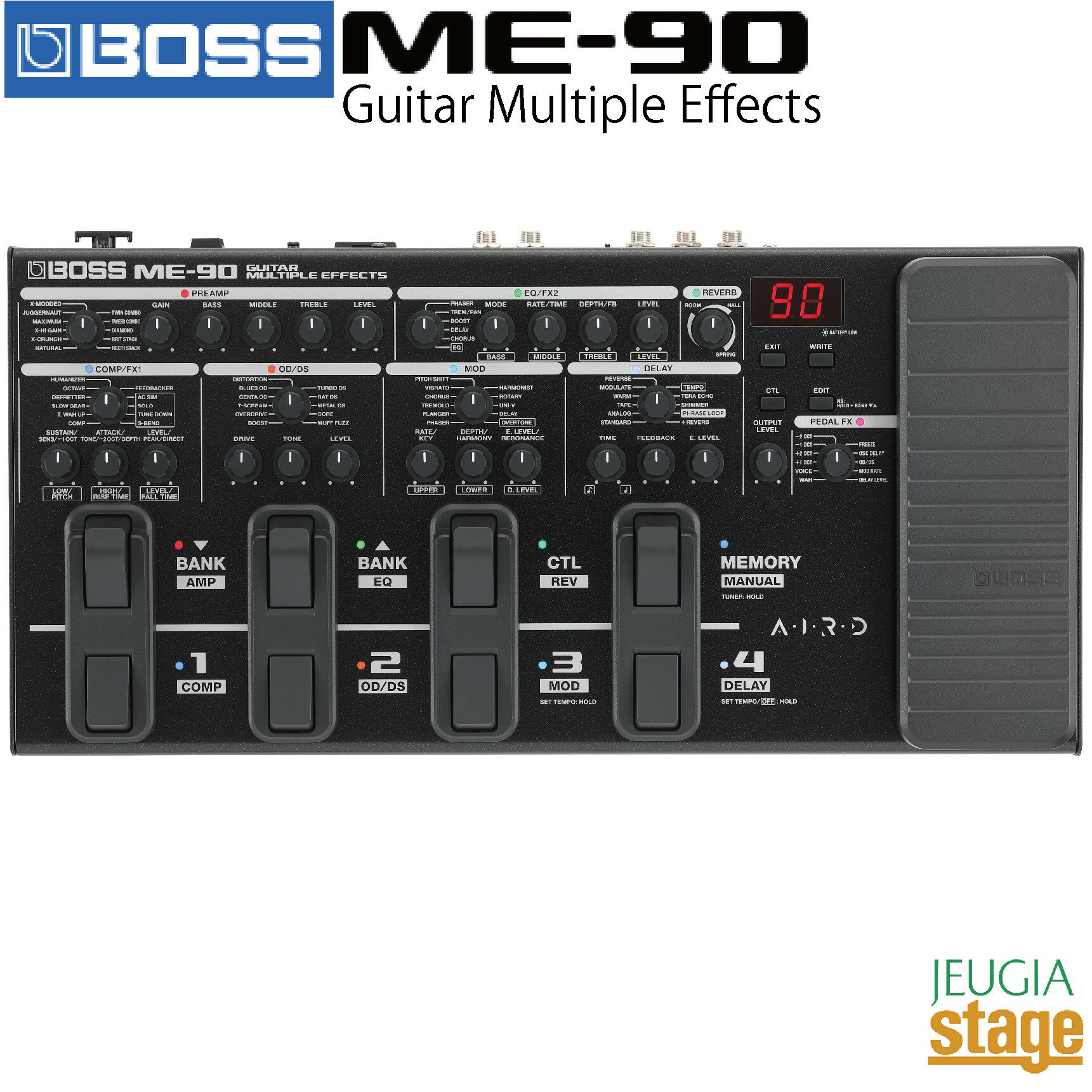 BOSS ME-90 Guitar Multiple Effectsボス ギターマルチプルエフェクツエフェクター