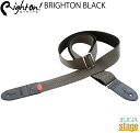 Right On! STRAPS BRIGHTON BLACKROADRUNNER SeriesCgI Xgbv uCgI ubN-[hi[V[Y-yStage-Rakuten Guitar Accessoryz