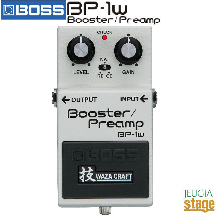 【ご予約承り中：次回分入荷時期未定～予約順にて発送】BOSS BP-1W Booster/Preamp ボス ブースター/プリアンプ【Stage-Rakuten Guitar Accessory】エフェクター