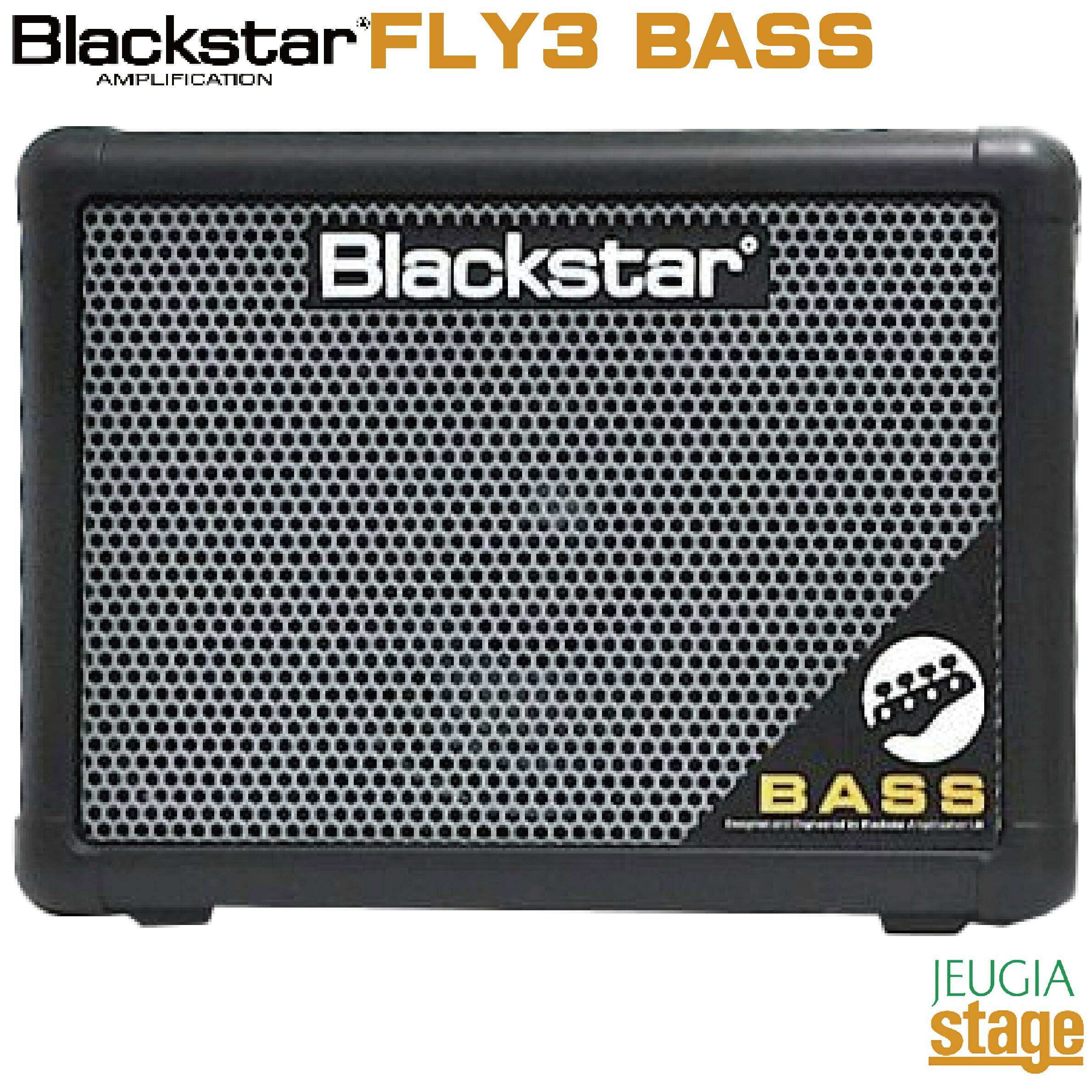 Blackstar FLY3 BASS ブラックスター ベースアンプ エレキベース 3ワット ミニアンプ ブラック【Stage-Rakuten Guitar Accessory】3wat Bass Mini Amp 電池駆動 ポータブル