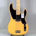 ※商品画像はサンプルです。実際の木目風合等は1本毎に若干異なります。 Fender Made in Japan Traditional Original 50s Precision Bass フェンダーの伝統的な楽器製作の美学と日本の洗練されたクラフトマンシップを融合することで導き出されたMade in Japan Traditionalシリーズ。フェンダーの正統なDNAが、確かなMade in Japanクオリティで蘇ります。 Made in Japan Traditional Original 50s Precision Bass&#174;はグロスフィニッシュのバスウッドボディを採用。20本のヴィンテージスタイルフレットを装備した9.5インチラジアスの”U”シェイプメイプルネックがTraditionalシリーズならではのクラシカルな演奏製を提供します。2サドル式ヴィンテージPrecision Bassブリッジ、そしてTraditionalシリーズのために選定されたオリジナルピックアップはリアルで音楽的なヴィンテージトーンを奏でます。細めに設計されたナット幅は日本のプレイヤーにも弾きやすい仕様となっています。堅実なギタークラフトマンシップと、プレイヤーのニーズに柔軟に対応する答えが、本シリーズに反映されています。 Fender Made in Japan Traditional Original 50s Precision Bass Specs Body Body Material: Basswood Body Finish: Gloss Polyester Body Shape: Precision Bass&#174; Neck Neck Material: Maple Neck Finish: Gloss Urethane Neck Shape: "U" Shape Scale Length: 34" (86.36 cm) Fingerboard Material: Maple Fingerboard Radius: 9.5" (241 mm) Number of Frets: 20 Fret Size: Vintage Nut Material: Bone Nut Width: 1.650" (42 mm) Position Inlays: Black Dot Electronics Middle Pickup: Vintage-Style Single-Coil Precision Bass&#174; Controls: Master Volume, Master Tone Switching: None Configuration: S Hardware Bridge: 2-Saddle Vintage Precision Bass&#174; Hardware Finish: Nickel/Chrome Tuning Machines: Vintage-Style Pickguard: 1-Ply Black Control Knobs: Knurled Dome Neck Plate: 4-Bolt ※商品画像はサンプルです。 ★掲載の商品は店頭や他のECサイトでも並行して販売しております。在庫情報の更新には最大限の努力をしておりますが、ご注文が完了しましても売り切れでご用意できない場合がございます。 　また、お取り寄せ商品の場合、生産完了・メーカー価格改定などの理由でご用意できない場合がございます。 　その際はご注文をキャンセルさせていただきますので、予めご了承くださいませ。 ★お届け先が北海道や沖縄、その他離島の場合、「送料無料」と表記の商品であっても別途中継料や送料を頂戴いたします。その際は改めてご連絡を差し上げますのでご了承ください。　