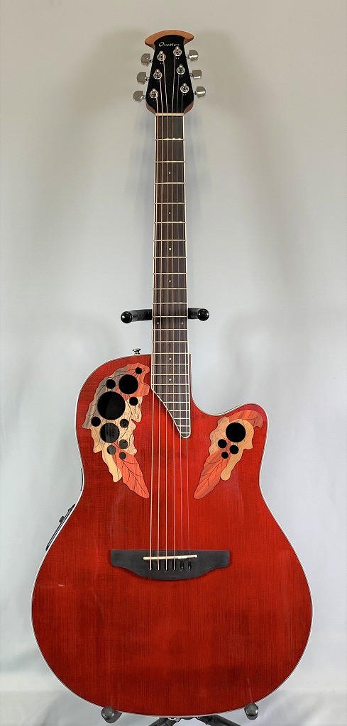 Ovation Celebrity Elite Super Shallow BodyCE48 Ruby Red RRオベーション セレブリティ エレアコ