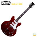 VOX Bobcat S66 ・セミホロー・ギターBobcat S66登場 かつて1960年半ばにイタリアで生産されていたVOX Bobcat。このギターはヴィンテージ・テイストの外観をもち非常に美しいギターでした。とくにホローボディのギターには珍しい3シングル・コイル・ピックアップを搭載するなど、他のギターとは一線を画していたといえるでしょう。このギターを甦らせるべく、当時のデザインをそのままに、プレイアビリティーを向上、ハウリングの抑制、ピックアップの性能を上げることにより、現代の音楽シーンにも通用するギターにしたものがBobcat S66です。サンバースト、チェリー・レッド、ブラックの3種類のカラー・バリエーションからお選びいただけます。 ・オリジナル・デザインの継承 ピック・ガードやピックアップは、オリジナルのVOX Bobcatのデザインを基にして同じ色味のプラスチックを採用、ノブもオリジナルで使われていたアルミニウム製を採用しました。またヘッドのロゴにも当時の縦型のものを再現し、1960年代のモデルにあったレトロ/ヴィンテージ感を実現しました。 ・プレイアビリティーの向上 ネック・ジョイントには、ハイ・フレットでも演奏しやすいセット・ネック方式を採用。また固定式のチューンOマチックを採用する事で演奏のしやすいネック角度を実現し、オリジナルからプレイアビリティーを大きく向上させました。 ・大音量の演奏でもハウリングを抑えるセミホロー構造 大音量でもハウリングがし難くサスティンが得られ、重さを抑えた部分的なセンター・ブロックを採用したセミ・ホロー・ボディ構造です。 ・レトロなサウンドと外観をもつ、新しいピックアップを搭載 Bobcat S66 には、3個のシングル・コイル・ピックアップを搭載。豊富な音色バリエーションを持ち、セミホロー・スタイルのギターとしては他と一線を隔す音色と個性的な外観を持ちます。 ・チューン”O”マチック・ブリッジを採用 ブリッジは、弦交換がしやすい固定式のチューン”O”マチックを採用 ・グローバー製オープン・ギア・ペグを採用 軽量で弦の振動を伝えやすいオープン・ギア構造のペグを採用。 ※各詳細はブラックカラーです。 VOX Bobcat S66 Specs ボディ: メイプル合板 センター・ブロック: スプルース ネック: マホガニー 指板: インドネシアン・エボニー スケール: 635 mm ナット幅: 43 mm ペグ: グローバー製　オープンギヤ・タイプ ピックアップ: VOX S66 シングルコイル・ピックアップ x 3 コントロール: VOLUME x 3, TONE x 1 カラー・バリエーション: サンバースト、チェリー・レッド、ブラック 外形寸法（W x D x H）: 416 mm x 82 mm x 1061 mm/ ※商品画像はサンプルです。実際にお送りする個体と杢目、色味など異なる場合がございます。予めご了承ください。 ★掲載の商品は店頭や他のECサイトでも並行して販売しております。在庫情報の更新には最大限の努力をしておりますが、ご注文が完了しましても売り切れでご用意できない場合がございます。 　また、お取り寄せ商品の場合、生産完了などの理由でご用意できない場合がございます。 　その際はご注文をキャンセルさせていただきますので、予めご了承くださいませ。 ★お届け先が北海道や沖縄、その他離島の場合、「送料無料」と表記の商品であっても別途中継料や送料を頂戴いたします。その際は改めてご連絡を差し上げますのでご了承ください。　