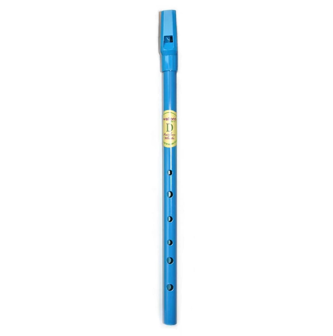 Waltons Rainbow Whistle blue08AWAL-1553Pウォルトンレインボーホイッスル青色Key D英語説明書付きティンホイッスル