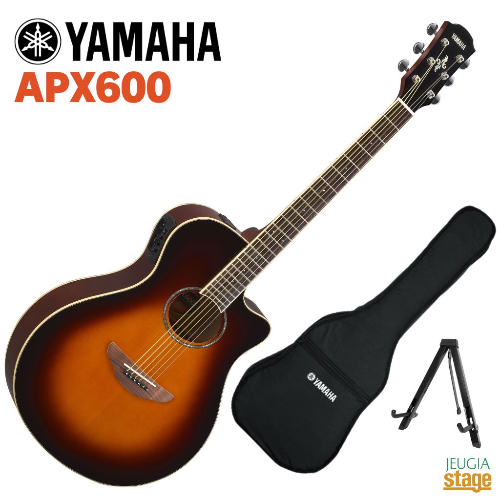 YAMAHA APX600 OVSޥ ƥå 쥢 APX꡼ ɥХ󥵥С APX-600Stage-Rakuten Guitar SET