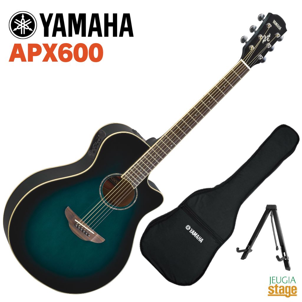 YAMAHA APX600 OBBޥ ƥå 쥢 APX꡼ ꥨ󥿥֥롼С APX-600Stage-Rakuten Guitar SET