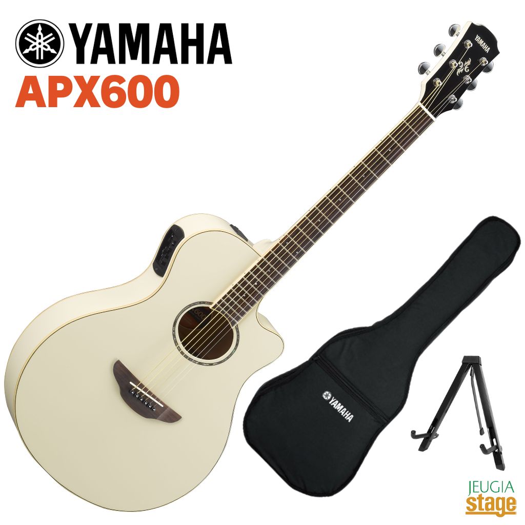 YAMAHA APX600 VWヤマハ アコースティックギター エレアコ APXシリーズ ビンテージホワイト APX-600【Stage-Rakuten …