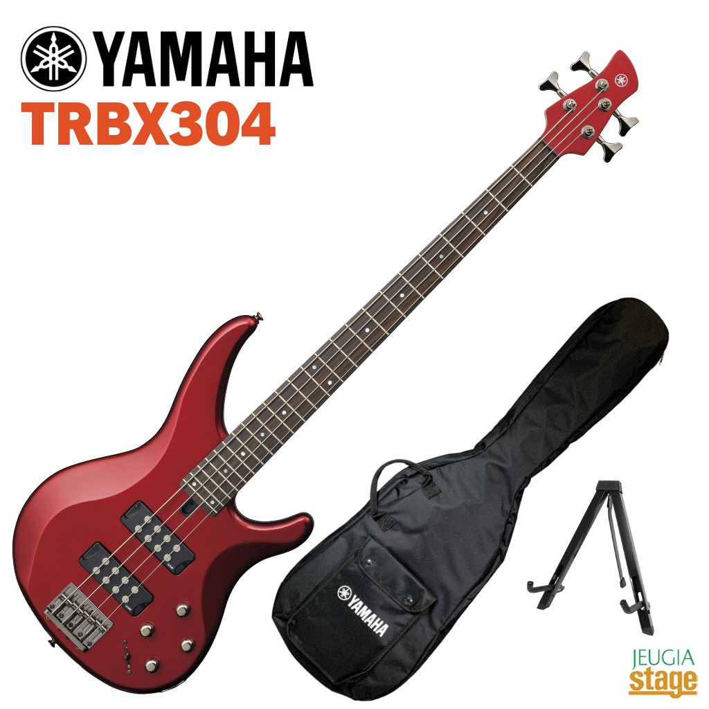 YAMAHA TRBX304 CARヤマハ エレキベース TRBXシリーズ キャンディアップルレッド TRBX-304【Stage-Rakuten Bass】