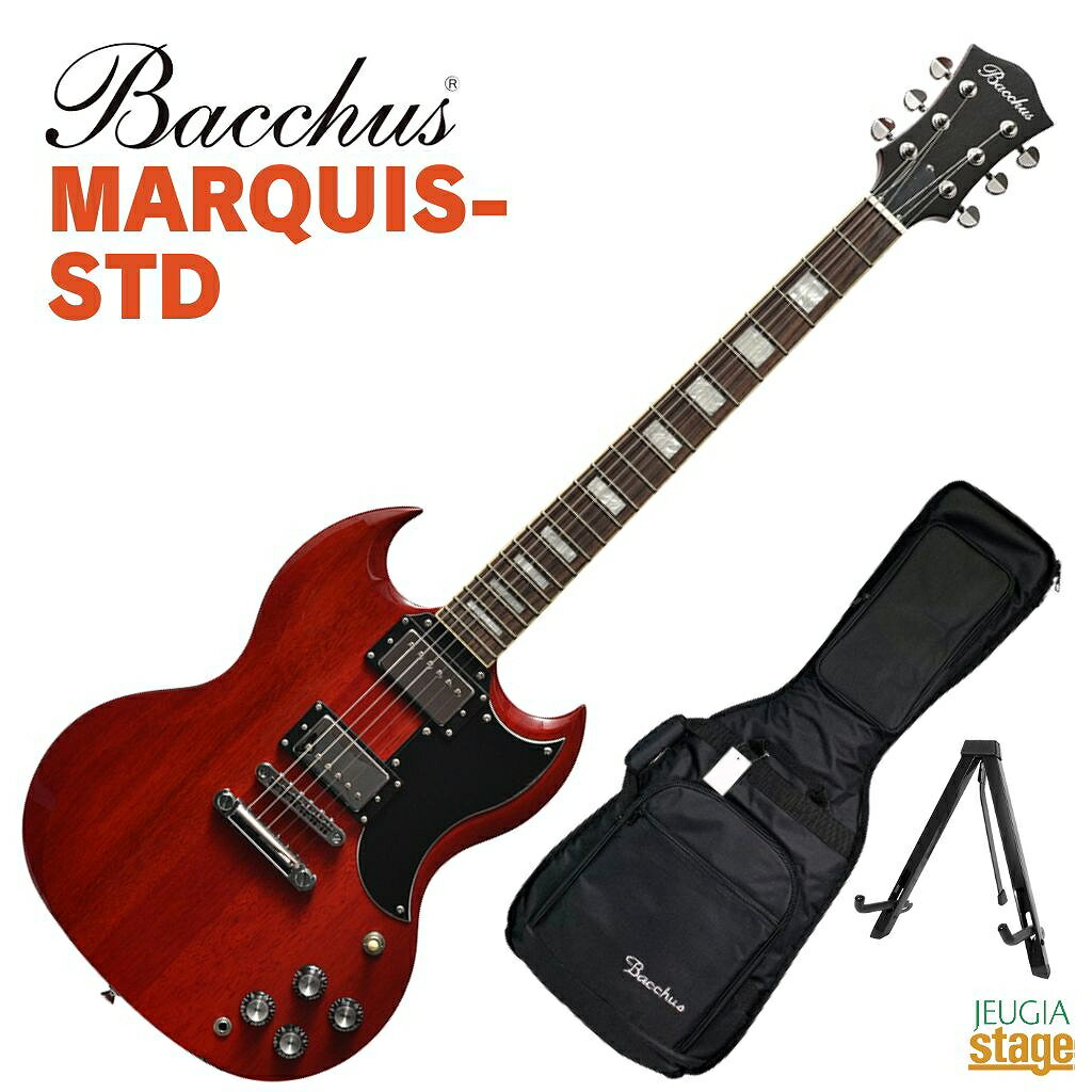 Bacchus MARQUIS-STD A-RED バッカス エレキギター SG レッド