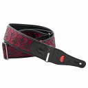 Right On! STRAPS DELUXE REDライトオン ストラップ レッド【Stage-Rakuten Guitar Accessory】