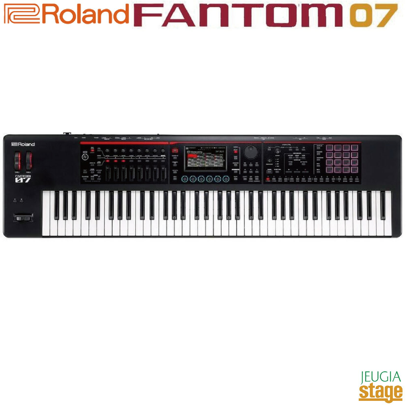 【メーカー長期欠品入荷未定：ご予約順にて入荷次第発送】OLAND FANTOM-07 ローランド ファントム ワークステーションシンセサイザー76鍵盤【Stage-Rakuten Synthesizer】