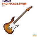 YAMAHA PACIFICA212VQM TBSヤマハ エレキギター パシフィカ PACシリーズ タバコブラウンサンバースト PAC 212VQM PAC-212VQM【Stage-Rakuten Guitar SET】 PAC200 series 茶