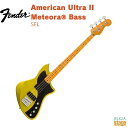 Fender American Ultra II Meteora® Bass, Maple Fingerboard, Solar Flareフェンダー アメリカンウルトラII メテオラベース ソーラーフレア【Stage-Rakuten Bass】エレキベース 黄 メタリックイエロー