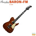 Bacchus BARON-FM ST-BR(See-Through Brown)バッカス エレキギター バロン エフエム シースルーブラウン テレキャスター【Stage-Rakuten Guitar】茶