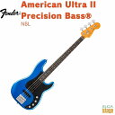 Fender American Ultra II Precision Bass®, Ebony Fingerboard, Noble Blueフェンダ...