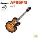 Ibanez AF95FM AYS(Antique Yellow Sunburst)AF Artcore Expressionistアイバニーズ エレキギター アートコア・エクスプレッショニスト アンティークイエローサンバースト【Stage-Rakuten Guitar】フルアコースティックギターフルアコ ホロウボディ 茶(2)