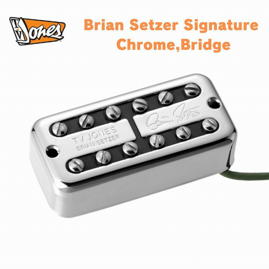 TV Jones Brian Setzer Signature Universal Mount Bridge, Chromeブライアン・セッツァー ブリッジ用 クローム