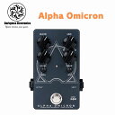 商品説明 AlphaOmicron は ダブルディストーションエンジン (Alpha/Omega) を搭載し高い汎用性とリッチなアグレッシブサウンドを生み出します。独創的性を求めるベースプレーヤーの為にデザインされました。 商品仕様 Blend クリーンシグナルとディストーションシグナルをミックスします。ディストーションサウンドのボリュームは Level ノブでコントロール出来ますが、クリーンシグナルのボリュームは常にユニティーゲインとなります。 Level ディストーションシグナルのボリュームをコントロールします。 Drive ディストーションシグナルの歪みの量をコントロールします。 Mod 2つの独立したディストーション回路をブレンドまたは選択します。（ Alpha は明瞭なタイトでパンチのあるサウンド、Omega は生々しいアグレッシブサウンド ） Bite Switch ハイミッド 2.8kHz をブーストします。サウンドにプレゼンスとデフィニションを加えます。 Growl Switch シェルビングベースブーストです。ローエンドのサーチュレーションを増加させより太いトーンを生み出します。 DIMENSIONS 11.3 x 7.5 cm WARNING ALPHA OMICRON の 消費電流は 20mA です。レギュレートされた DC9V センターマイナス極性のアダプターをご使用ください。環境への配慮を理由に 9V バッテリー（006P）駆動には対応していません。レギュレートされてないパワーサプライの使用、もしくは 9VDC 以上の電圧を供給した場合、ノイズの発生やユニットが破損する恐れがあり、保証対象外となりますのでご注意ください。 ★掲載の商品は店頭や他のECサイトでも並行して販売しております。在庫情報の更新には最大限の努力をしておりますが、ご注文が完了しましても売り切れでご用意できない場合がございます。その際はご注文をキャンセルさせていただきますので、予めご了承くださいませ。 ★お取り寄せ商品の場合、メーカーで生産完了などの理由でご用意できない場合がございます。 ★北海道地方や沖縄地方、またお届けに船舶や航空機を使用する必要がある離島など、遠方へのお届けの際は『送料無料』の表記がありましても、別途配送料や中継料を加算させていただく場合がございます。詳しくはお問い合わせください。