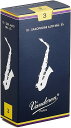 Vandoren REED TRADITIONAL ALTO SAXOPHONEバンドレン バンドーレン アルトサックス リードトラディショナル 硬さ:3