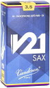 Vandoren Alto Saxophone REED V21 バンドーレン バンドレン アルトサックス リード V2110枚入り 硬さ:3.5【APEX-Rakuten accessories】