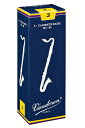 【正規輸入品】Vandoren REED TRADITIONAL CLARINET BASSE B♭ 5枚入りバンドレン バスクラリネット B♭リード トラディショナル 青箱 硬さ:2【APEX-Rakuten accessories】
