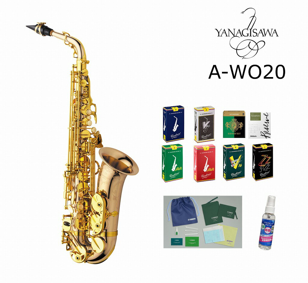 YANAGISAWA A-WO20ヤナギサワ アルトサックスヘヴィータイプ ブロンズブラス製【リードが選べる特別セット！】のサムネイル