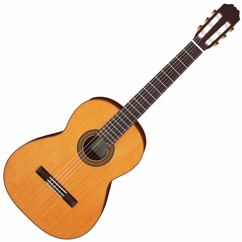 ARIA Classical Guitars Concert ギター製作技術の伝統を誇るスペインで委託製作され、 バインディングや飾り部分には一切プラスチックを使用せず、 高級手工ギターと同じように木象眼（モザイク）を使用しています。 スペイン製ギターが持つ特有の明るい音色をお楽しみください。 スペック Top： Solid Cedar Back & Sides： Sapelli Neck： Mahogany Fingerboard： Rosewood Scale： 650 mm Nut width： 52 mm MADE IN SPAIN ※画像はサンプルです。実施の商品とは木目が異なります。 ※商品の汚れや状態はお問い合わせ下さい。 ※掲載の商品は店頭や他のECサイトでも並行して販売しております。在庫情報の更新には最大限の努力をしておりますが、ご注文が完了しましても売り切れでご用意できない場合がございます。 その際はご注文をキャンセルさせていただきますので、予めご了承くださいませ。 また、お取り寄せ商品の場合、生産完了などの理由でご用意できない場合がございます。 ※お届け先が北海道や沖縄、その他離島の場合、「送料無料」と表記の商品であっても別途中継料や送料を頂戴いたします。その際は改めてご連絡を差し上げますのでご了承ください。