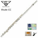 【小物セット付き！】SANKYO Flute ETUDEサンキョウ フルート エチュードオフセットカバードキイ 頭部管銀製 C足部管