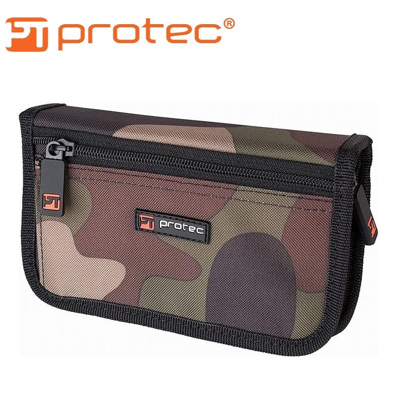 PROTEC A221CAMO カモフラージュ柄 トランペットマウスピース用ポーチ 4本用