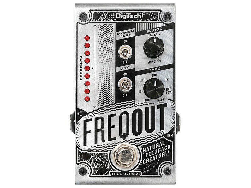 DIGITECH FreqOutフィードバック ハーモニクス ハウリング ナチュラル