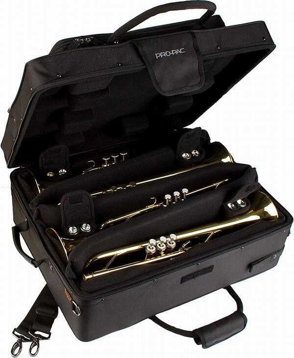 プロテック PROTEC トランペット用セミハードケース クアッド 4本収納 IP301Q ブラック