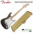 Eric Clapton Stratocasterは、その多彩なサウンドで"スローハンド"ファンを虜にします。アルダーボディに、3基のVintage Noiselessピックアップを搭載。25dbアクティヴミッドブースト回路によって、このモデル特有のサウンドを演出します。本人の仕様に基づき、特別なVシェイプのネックに、ブロックされたトレモロユニットを採用しています。 FENDER/ERIC CLAPTON STRATOCASTER Body Material: Alder Body Finish: Gloss Urethane Neck Material: Maple Neck Shape: Soft "V" Scale Length: 25.5" (648 mm) Fingerboard Radius: 9.5" (241 mm) Number of Frets: 22 Fret: Vintage-Style Neck Finish: Satin Urethane Fingerboard: Maple Position Inlays: Black Dot Bridge Pickup: Vintage Noiseless Single-Coil Strat Middle Pickup: Vintage Noiseless Single-Coil Strat Neck Pickup: Vintage Noiseless Single-Coil Strat Controls: Master Volume, Tone 1. Master TBX Tone Control, Tone 2. Master Active Mid Boost (0-25dB). Mid boost kit Pickup Switching: 5-Position Blade: Position 1. Bridge Pickup, Position 2. Bridge and Middle Pickup, Position 3. Middle Pickup, Position 4. Middle and Neck Pickup, Position 5. Neck Pickup Bridge: 6-Saddle American Vintage Synchronized Tremolo Tuning Machines: 6-in-Line American Vintage Pickguard: 1-Ply White Weight: 3.77kg 付属品：専用ハードケース、アームバー、保証書 ※商品の汚れや状態はお問い合わせ下さい。 ※掲載の商品は店頭や他のECサイトでも並行して販売しております。在庫情報の更新には最大限の努力をしておりますが、ご注文が完了しましても売り切れでご用意できない場合がございます。 その際はご注文をキャンセルさせていただきますので、予めご了承くださいませ。 また、お取り寄せ商品の場合、生産完了などの理由でご用意できない場合がございます。 ※お届け先が北海道や沖縄、その他離島の場合、「送料無料」と表記の商品であっても別途中継料や送料を頂戴いたします。その際は改めてご連絡を差し上げますのでご了承ください。