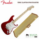 Eric Clapton Stratocasterは、その多彩なサウンドで"スローハンド"ファンを虜にします。アルダーボディに、3基のVintage Noiselessピックアップを搭載。25dbアクティヴミッドブースト回路によって、このモデル特有のサウンドを演出します。本人の仕様に基づき、特別なVシェイプのネックに、ブロックされたトレモロユニットを採用しています。 FENDER/ERIC CLAPTON STRATOCASTER Body Material: Alder Body Finish: Gloss Urethane Neck Material: Maple Neck Shape: Soft "V" Scale Length: 25.5" (648 mm) Fingerboard Radius: 9.5" (241 mm) Number of Frets: 22 Fret: Vintage-Style Neck Finish: Satin Urethane Fingerboard: Maple Position Inlays: Black Dot Bridge Pickup: Vintage Noiseless Single-Coil Strat Middle Pickup: Vintage Noiseless Single-Coil Strat Neck Pickup: Vintage Noiseless Single-Coil Strat Controls: Master Volume, Tone 1. Master TBX Tone Control, Tone 2. Master Active Mid Boost (0-25dB). Mid boost kit Pickup Switching: 5-Position Blade: Position 1. Bridge Pickup, Position 2. Bridge and Middle Pickup, Position 3. Middle Pickup, Position 4. Middle and Neck Pickup, Position 5. Neck Pickup Bridge: 6-Saddle American Vintage Synchronized Tremolo Tuning Machines: 6-in-Line American Vintage Pickguard: 1-Ply White Weight: 3.77kg 付属品：専用ハードケース、アームバー、保証書 ※商品の汚れや状態はお問い合わせ下さい。 ※掲載の商品は店頭や他のECサイトでも並行して販売しております。在庫情報の更新には最大限の努力をしておりますが、ご注文が完了しましても売り切れでご用意できない場合がございます。 その際はご注文をキャンセルさせていただきますので、予めご了承くださいませ。 また、お取り寄せ商品の場合、生産完了などの理由でご用意できない場合がございます。 ※お届け先が北海道や沖縄、その他離島の場合、「送料無料」と表記の商品であっても別途中継料や送料を頂戴いたします。その際は改めてご連絡を差し上げますのでご了承ください。　