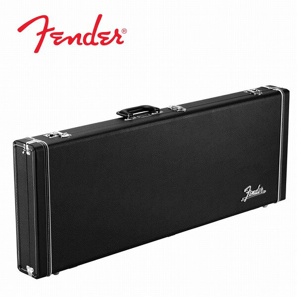 FenderCLASSIC SERIES CASES Classic Seriesウッドケースは、フェンダーエクトリックギターを保護するための、信頼できるスタイリッシュな方法です。丈夫で信頼性の高い素材で作られた、この3プライハードシェルのウッドケースは、ケース全体にトリプルクロムメッキが施されており、ビニール包装のスチール製キャリーハンドルとドローラッチが自慢です。圧縮された、柔らかなアクリル素材の豪華な内張りは、ギターを傷つけずにダメージのない状態に保ちます。広々としたアクセサリー保存スペースにスペア弦、ピック、チューナーなど、あなたの大切な小物を入れて下さい。 商品寸法 (長さx幅x高さ) 107.7 x 42.2 x 13.2 cm 商品の重量 5 キログラム ジャズマスターおよびジャガー専用 フェンダーロゴ入り ブラックインテリア ビンテージスタイルを踏襲 アクセサリーも収納可能 ※商品画像はサンプルです。 ※商品の汚れや状態はお問い合わせ下さい。 ※掲載の商品は店頭や他のECサイトでも並行して販売しております。在庫情報の更新には最大限の努力をしておりますが、ご注文が完了しましても売り切れでご用意できない場合がございます。 その際はご注文をキャンセルさせていただきますので、予めご了承くださいませ。 また、お取り寄せ商品の場合、生産完了などの理由でご用意できない場合がございます。 ※お届け先が北海道や沖縄、その他離島の場合、「送料無料」と表記の商品であっても別途中継料や送料を頂戴いたします。その際は改めてご連絡を差し上げますのでご了承ください。　