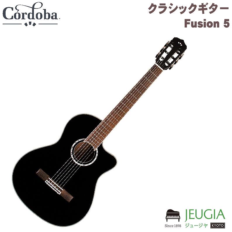 Garrison - Cordoba/Fusion 5 Jet ブラック　クラシックギター コルドバ ナイロンギター