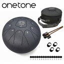 ONETONE OTTG-10/NV タングドラムは、スリットドラム とも呼ばれ、体鳴楽器に属する比 較的新しい楽器です。キーの形状 が舌 (タン)に似ていることから、 タングドラムと呼ばれています。 体鳴楽器とは楽器自体の振動に よって音を出す楽器ですが、今日 ではその落ち着きのある穏やかな 音色が瞑想、ヨガ、サウンドセラ ピー等のシーンで注目され、人気 が高まっています。 マレットや指でキーを叩くシンプ ルな演奏方法なので、難しい技術 は必要とせず、年齢、楽器の知識・ 経験を問わず、どなたでも簡単に お楽しみいただけます。 商品詳細 ・キー：11音 （Dメジャー・スケール） ・材質：カーボンスチール（炭素鋼） ・本体重量：約 1,950 g ・パッケージ込重量：約2,800g ・本体サイズ：25.5 x 25.5 x 14.5 cm ・パッケージサイズ：30 x 28 x 17 cm ・付属品：専用ケース（バッグ）、取扱説明書(楽譜集付)、マレットx2本、 　　　 マレット置き、フィンガーピックx4、キーナンバーステッカー ※商品画像はサンプルです。 ※商品の汚れや状態はお問い合わせ下さい。 ※掲載の商品は店頭や他のECサイトでも並行して販売しております。在庫情報の更新には最大限の努力をしておりますが、ご注文が完了しましても売り切れでご用意できない場合がございます。 その際はご注文をキャンセルさせていただきますので、予めご了承くださいませ。 また、お取り寄せ商品の場合、生産完了などの理由でご用意できない場合がございます。 ※お届け先が北海道や沖縄、その他離島の場合、「送料無料」と表記の商品であっても別途中継料や送料を頂戴いたします。その際は改めてご連絡を差し上げますのでご了承ください。　 　