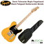 SQUIER ( 磻 ) /쥭 SQUIER SONIC TELECASTER Maple Fingerboard, Black Pickguard, Butterscotch