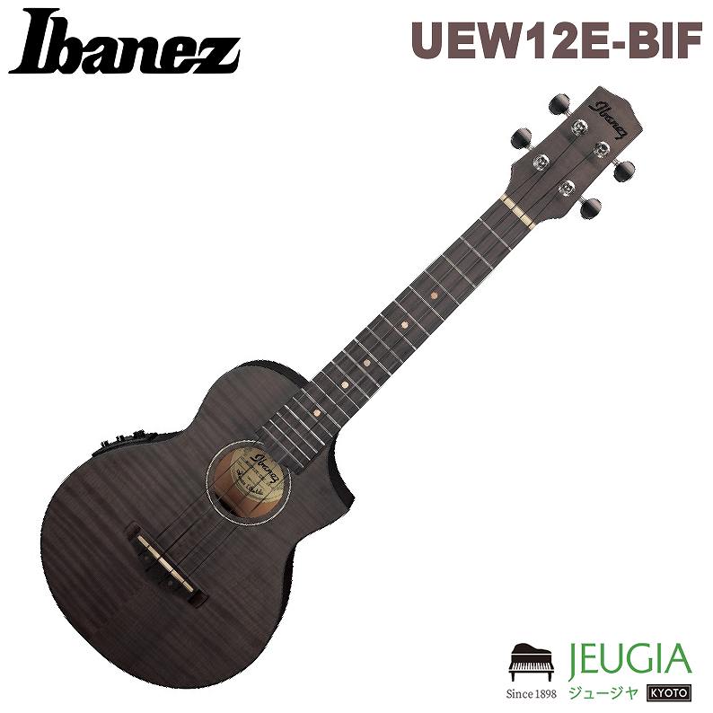 IBANEZ /UEW12E-BIF エレクトリックウクレレ Black Ice Flat