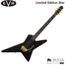 EVH/ Limited Edition Star ヴァン・ヘイレン使用のギターを現代風にアレンジ”Limited Edition Star”登場！ 限定モデルのEVH Starは、エディ・ヴァン・ヘイレンが初期のヴァン・ヘイレン・サウンドを完成させるために使用したギターの1つを現代的にアレンジしたものです。 バスウッドボディとシングルEVH Wolfgangハムバッカーのコンビネーションにより、レゾナンス豊かなトーン、サスティン、そして滑らかなクランチサウンドを体験できます。 キルスイッチで印象的なスタッターエフェクトを演出することも可能です。 快適なメイプルネックに、速弾きに理想的なコンパウンドラジアスエボニー指板を採用し、強烈なリフや軽快な単音弾きを縦横無尽に繰り広げることが可能です。 さらに、トップマウントのD Tuna付きFloyd Roseトレモロは、大きなサスティーンを生み出し、強烈なアーミングを容易に再現することができ、 さらに指先ひとつの操作で簡単にドロップDチューニングへのアクセスも可能です。 EVH Limited Edition Star は、クラシックなVan Halenのヴァイブスに包まれ、極上のトーンと電光石火のプレイアビリティを提供する至宝のモデルを提供します。 ■主な仕様 Body Material: Basswood Body Finish: Matte Neck: 1-Piece Bolt-On Quartersawn Maple, EVH Modified “C” Backshape Neck Finish: Hand-Rubbed Satin Urethane Fingerboard: Ebony, 12” to 16” Compound Radius (304.8 mm to 406.4 mm) Frets: 22, Jumbo Position Inlays: Cream Dot (Ebony) Nut (Material/Width): Floyd Rose R3 Locking, 1.69” (43 mm) Tuning Machines: EVH-Branded Gotoh Scale Length: 25.5” (64.77 cm) Bridge: EVH-Branded Floyd Rose Locking Tremolo with EVH D-Tuna Pickups: EVH Wolfgang Humbucking (Bridge) Pickup Switching: None Auxiliary Switching: Kill Switch Controls: Volume (500K EVH Bourns Low Friction Pot) with Treble Bleed Circuit Control Knobs: Black Knurled with White Indicator Hardware Finish: Black Strings: EVH Nickel Plated Steel (.009-.042 Gauges) Case/Gig Bag: EVH Star/Shark Economy Gig Bag (p/n 0223843002) ※商品の汚れや状態はお問い合わせ下さい。 ※掲載の商品は店頭や他のECサイトでも並行して販売しております。在庫情報の更新には最大限の努力をしておりますが、ご注文が完了しましても売り切れでご用意できない場合がございます。 その際はご注文をキャンセルさせていただきますので、予めご了承くださいませ。 また、お取り寄せ商品の場合、生産完了などの理由でご用意できない場合がございます。 ※お届け先が北海道や沖縄、その他離島の場合、「送料無料」と表記の商品であっても別途中継料や送料を頂戴いたします。その際は改めてご連絡を差し上げますのでご了承ください。