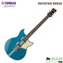 YAMAHA / REVSTAR RSE20 1．バイクを連想させる個性的なデザインの継承と発展 『REVSTAR シリーズ』の特徴的なボディシェイプは、従来モデルのデザインを継承しつつ、1960 年代のロンドンで生まれたカスタムバイクのスタイル「カフェレーサー」の伝統的なクールで無機質なイメージから、現代的なレーシーでカラフルなカフェレーサースタイルにインスパイアされたデザインに生まれ変わりました。 シルバーメタリックハードウェア、豊富でカラフルなカラーフィニッシュ、モダンでレーシーなスタイルに仕上げました。 2．ダイナミックなサウンドとタイトなサウンドの融合 『REVSTAR シリーズ』では、ヤマハ独自の音響解析や3D モデリングを活用した設計プロセス「アコースティック・デザイン」を元にギター本体の振動を最大限に引き出して、楽器として優れた響きを生み出すように設計しました。 エレメントグレードでは前モデルで評価の高い「ドライスイッチ」を搭載しています。 3．自然で快適な演奏性と耐久性を両立した、新開発のボディ構造 『REVSTAR シリーズ』では全てのモデルにチェンバー加工を施すことにより、サウンド面への影響のみならず軽量化も実現しております。 また、従来のモデルより1.5 フレット深いネックジョイントと軽量ペグ、独自形状のストラップピンを採用することによりヘッド落ちすることなく軽量化を可能にしました。 また、ネックはサテンフィニッシュ、ジャンボフレット、ヤマハ独自のセットネックジョイントを採用し、よりスムーズなフィンガ リングと演奏性を実現しています。 さらに、しっかり体にフィットするように、ボディには独自デザインのコンター加工を施しました。背面とトップにカット加工が施され、長時間のライブでも快適な演奏性を実現します。 主な仕様 ボディ：マホガニー／マホガニー ネック：マホガニー ボディ/ネック構造：セットネック 指板：ローズウッド 指板アール：305R フレット：ジャンボフレット （22F） ブリッジ：チューンO マチック スケール：628mm ピックアップ：YGD VH3 (Alnico)　ハムバッカ—×2 ピックアップスイッチ：3 ポジションセレクタースイッチ コントロール：ボリューム、トーン（ドライスイッチ付） フィニッシュ：グロス仕上げ 付属品：ソフトケース ※商品画像はサンプルです。 ※商品の汚れや状態はお問い合わせ下さい。 ※掲載の商品は店頭や他のECサイトでも並行して販売しております。在庫情報の更新には最大限の努力をしておりますが、ご注文が完了しましても売り切れでご用意できない場合がございます。 その際はご注文をキャンセルさせていただきますので、予めご了承くださいませ。 また、お取り寄せ商品の場合、生産完了などの理由でご用意できない場合がございます。 ※お届け先が北海道や沖縄、その他離島の場合、「送料無料」と表記の商品であっても別途中継料や送料を頂戴いたします。その際は改めてご連絡を差し上げますのでご了承ください。　