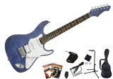 【数量限定カラー!!】 Aria Pro II 714-AE200 -LRBL(Lorelei Blue) アリアプロ エレキギター ギター ブルー【ヘッドホンアンプ】【初心者セット】