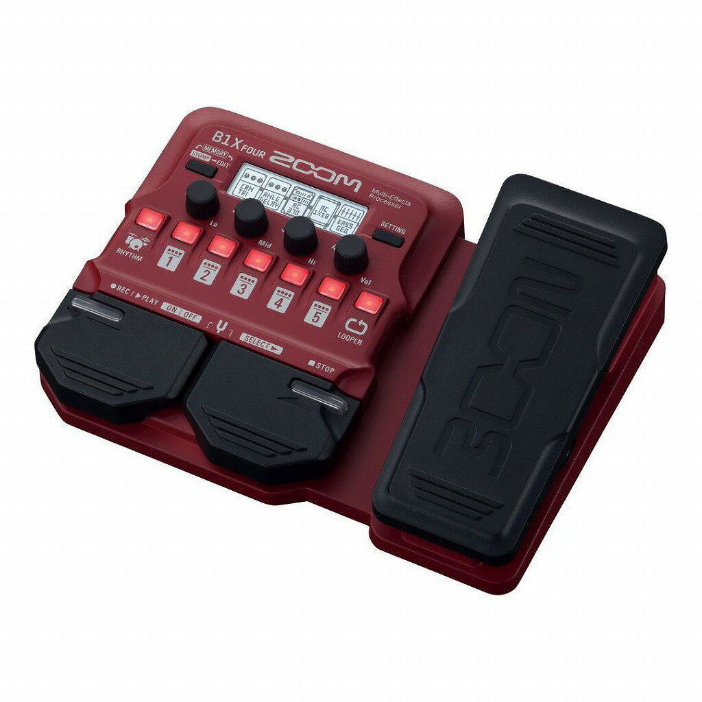 ZOOM B1X FOUR ズーム マルチエフェクター ベース用
