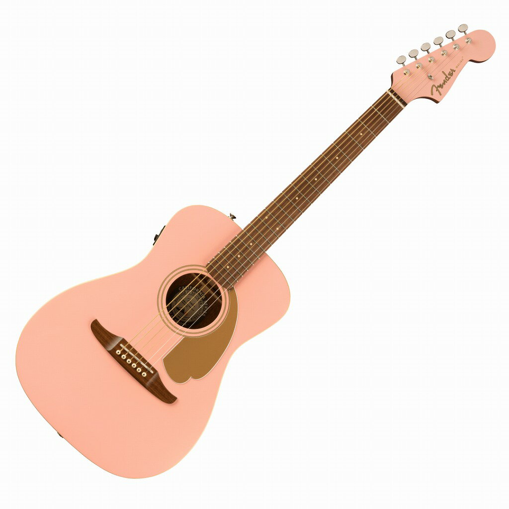 FENDER LIMITED EDITION MALIBU PLAYER, SHELL PINKtF_[ }u VFsN GAR