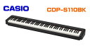 CASIO CDP-110BK88鍵盤　電子ピアノ ブラック