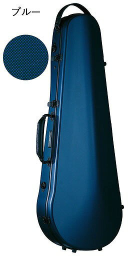 カーボン複合繊維を最新型のオートクレープ(加熱圧力釜)で強力に圧縮・成形することにより、大幅な軽量化と高い剛性を実現(全機種共通)。 カラーも取り揃えて皆様の楽器ライフをサポートします。 仕様 ■ビオラ用 ハードケース ビオラ収納 ■カラー:ブルー ■サイズ：4/4サイズ ※ボディ長 39.5〜42.0mm ※楽器のデザイン等により対応サイズ内でも入らない場合がございます。 ■重量：2.0kg （※ 別途 ストラップ 0.2kg） ■リュックストラップ付き ■生産国：中国 ご使用上の注意 ケースを立てたまま楽器の出し入れや保管をされますと、転倒や故障の原因になる恐れがあります。楽器の出し入れや保管はケース裏側 ( 楽器裏板側 ) を底にして安定した場所で行ってください。 本ケースはカーボンファイバーを使用することにより対衝撃強度を確保しつつ外殻を薄く設計し軽量化を行っております。閉める際に上蓋と本体収納部の噛み合わせがまれに合いづらいことがございますが、これは本ケースの外殻の薄さにより生じる一過的なたわみに起因するものです。 商品の不良ではございませんので、ケースをお閉めになる際は上蓋と本体収納部がきちんと噛み合っているかご確認ください。万一噛み合っていない場合は再度開けて、噛み合うように閉め直してください。噛み合っていない状態のまま無理に金具をロックしますとレールが変形して噛み合わせが合わなくなります。 また、同様に軽量化を図るため、ケースと楽器がフィットするようコンパクトに設計しております。お手持ちの楽器の寸法や形状によっては、閉める際に上蓋と楽器本体が接触する場合がまれにございます。 楽器への損傷を避けるために、開閉時に楽器に当らないことを必ずご確認ください。 上記注意事項をお守り頂けずにケースや楽器本体に損傷が生じた場合、補償の対象とはなりませんのでご注意ください。 ★掲載の商品は店頭や他のECサイトでも並行して販売しております。在庫情報の更新には最大限の努力をしておりますが、ご注文が完了しましても売り切れでご用意できない場合がございます。その際はご注文をキャンセルさせていただきますので、予めご了承くださいませ。 ★お取り寄せ商品の場合、メーカーで生産完了などの理由でご用意できない場合がございます。 ★北海道地方や沖縄地方、またお届けに船舶や航空機を使用する必要がある離島など、遠方へのお届けの際は『送料無料』の表記がありましても、別途配送料や中継料を加算させていただく場合がございます。詳しくはお問い合わせください。